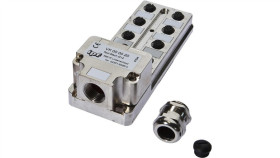 Vk000020, Rozdzielacz, 8X M12 5Pin, Odlew Cynkowy, M20 X 1,5 Z Wyświetlaczem Led