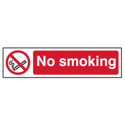 Scan 5050 No Smoking - PVC 200 x 50mm