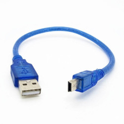 Przewód USB A - miniUSB B - 30cm