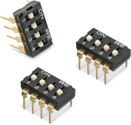 Przełącznik DIP 1-pozycyjny SPST THT