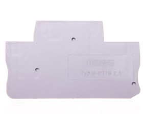 Ścianka końcowa 2,2x68mm szara D-PTTB 2,5 3211634