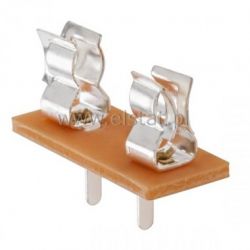 Oprawka bezp. 5x20 w druk, gniazdo z izolacją