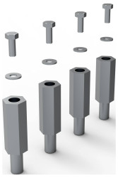 Zestaw montażowy nVent HOFFMAN CVK15 (VE4) stal 4 szt.