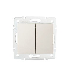LOGI krem łącznik 2x Kanlux 02-1010-103