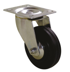 Koło samonastawne średnica kabla 50mm Płyta Guitel Hervieu 50kg wysokość całkowita 68mm