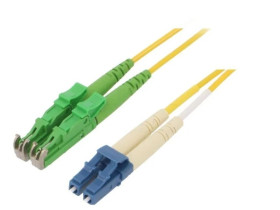 AL-9LC-03I Patch cord światłowodowy OS2 /APC,LC/UPC 3m LSZH