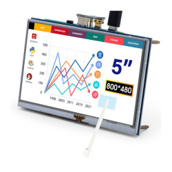 Elecrow RR050 5inch 800x480 Resistive Touch Screen TFT Display for Raspberry Pi B+/2B/3B/4B/5
