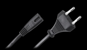 Kabel zasilający IEC C7 2pin 3m ósemka
