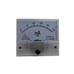 Miernik analog. Amperomierz 0,5A kwadratowy, 500mA +bocznik
