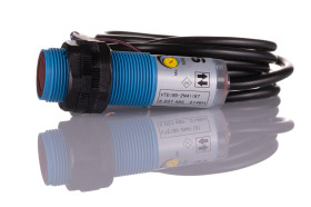 Czujniki fotoelektryczne Energetyczny cylindryczny SICK Przełącznik światła/światła ciemnego, NPN zakres 1 mm →