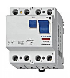 Wyłącznik różnicowoprądowy 40A/3+n/100mA krótk.G,typ AC,10kA Seria BC