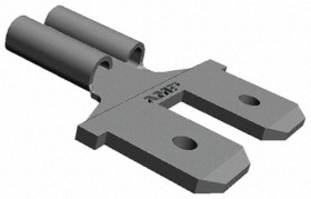 Konektor płaski Żeńskie do męskiego 4.75 x 0.81mm Cyna