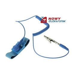 Opaska antystatyczna uziemiająca z przew. 1,5m na nadgarstek