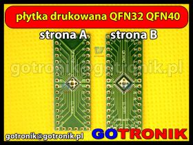 Płytka drukowana QFN32 / QFN40