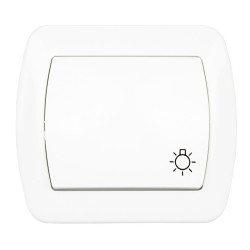 Przycisk światło biały AS1/11 Akord Kontakt-Simon