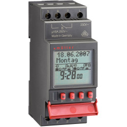 Muller SC2813PRO DIN Rail Mount Digital Timer 230VAC 16A 250V