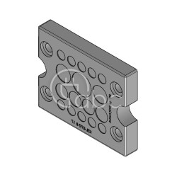 Przepust kablowy niedzielony KEL-DPZ-B, na 17 przewodów, 43796
