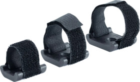 Velcro strap holder, max. bundle Ø 20 mm, PA-GV, 3010-001C