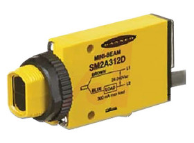 Czujniki fotoelektryczne Retrorefleksyjny w obudowie prostokątnej Banner NPN/PNP zakres 55 mm → 2 m LED