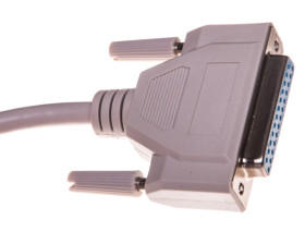 Kabel przedłużający LPT 1:1 Typ DSUB25/DSUB25, M/Ż beżowy 3m AK-610201-030-E