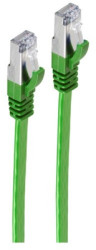 Patch cable, RJ45 plug, straight to RJ45 plug, straight, Cat 7, U/FTP, PVC, 10 m, green, BS75520-SLG