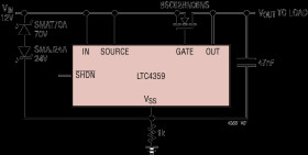 Ideal Diode Controller with Reverse Input Protection