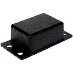 CamdenBoss RX507A 500 Series Flanged Potting Boxes Black 48 x 34 x 21mm