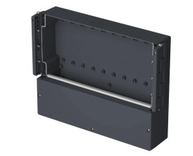 Bopla RD 3000 G-KSC (19331200) - tylna wysoka pokrywa z zawiasami po obu stronach obudowy CombiCard 1000-3000 oraz z dużą komorą