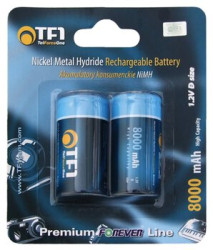 akumulatorki Forever R20 D Ni-MH 8000mAh - 2 sztuki