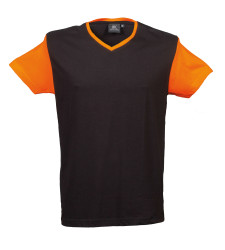 T-shirt, Czarny, Bawełna 100%, S, Krótki