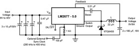 SIMPLE SWITCHER High Efficiency 5A Step-Down Voltage Regulator with Sync