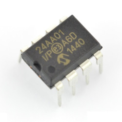 Pamięć EEPROM 1kb I2C - 24AA01-I/P