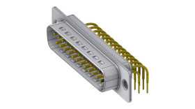 Złącze D-Sub 25-pinowe Męski Kąt Proste