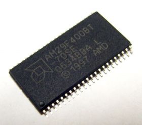 Pamięć FLASH 29F400T SOP44 (SMD) AMD 70ns, –55°C do +125°C