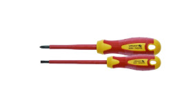 Zestaw wkrętaków izolowanych dla elektryka 1000V stal S2 HT1S990 /2szt./