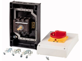 Rozłącznik 63A 3-biegunowy +1zw./1rozw. MBS czerwono-żółta rączka P3-63/I4/MBS/SVB/HI11 182423 EATON