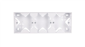 Sonata Puszka Natynkowa Potrójna Biały Pnp-3R/00