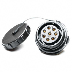 Złącze wielostykowe przemysłowe 8-pinowe Montaż tylny Gniazdo RS PRO