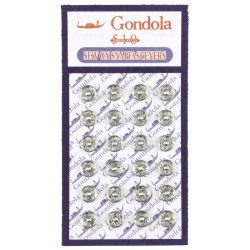 Przyszywane zatrzaski - średnica 5mm 24 szt.