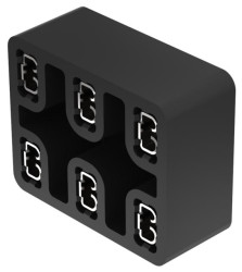 Adapter montażowy, typ: Podstawa wtykowa do płytki drukowanej, do użytku z: Seria 84