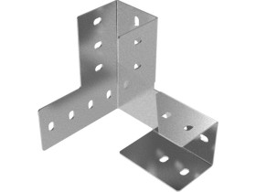 Łącznik ceownika kątowy lewy LCWLL100 grubość blachy 3,0mm 661003 BAKS