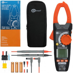Multimetr cęgowy z niskoimpedancyjnym pomiarem napięcia miernik uniwersalny z wyświetlaczem LCD SONEL CMP-1010