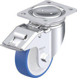 Blickle 938080 LUH-POTHS 125K-FI Rolka obrotowa z blachy stalowej Średnica koła: 125 mm Maksymalne obciążenie: 275 kg 1