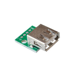 USB A Socket Module - Arduino PCB Breakout Board