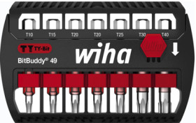 Bit kit, T10, T15, T20, T25, T30, T40, TORX, L 49 mm, SB7946TY505