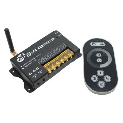 RF203 ściemniacz LED RF 5/12/24V 16A z dotykowym pilotem radiowym