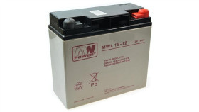 Akumulator Vrla Agm 12V 18Ah (Żywotność 10-12Lat) Mwl18-12 M5
