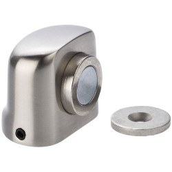 Burg W&#xE4;chter 15861 CASTLE GUARD Doorstop Stainless Steel Magnet 7kg