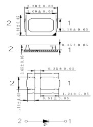 LED-ALS-2219W-26lm-120 4000K 60mA