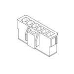 Obudowa złącza 6-pinowe -rzędowe raster: 3.96mm Molex Męski 35156